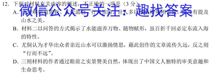 河南省许昌市XCS2024年第二次中招模拟考试试卷语文