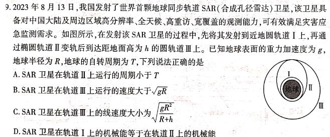 思博教育·河北省2024-2025学年度八年级第一学期第一次学情评估(物理)试卷答案