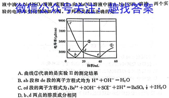 【精品】江西省赣州市瑞金市某校2024年春九年级第一次阶段练习化学