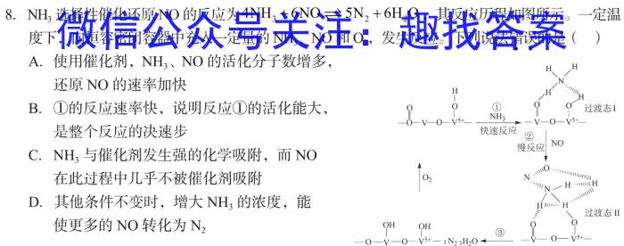 山东省2024年12月高二年级教学质量检测联合调考化学