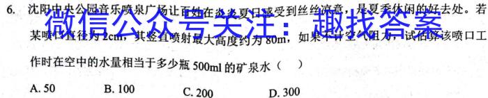 陕西省咸阳市永寿县中学2024年高三质量检测卷(24474C)q物理