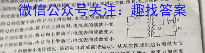 江西省2024年初中学业水平考试模拟(八)8物理试卷答案