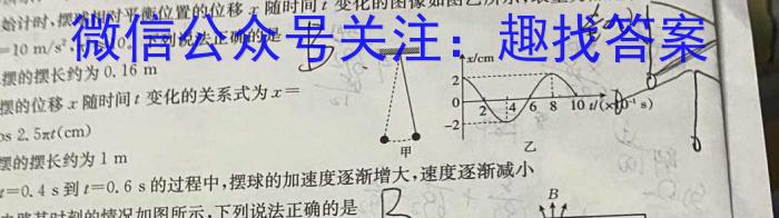 ［临渭区三模］临渭区2024年高三质量检测试题物理试卷答案