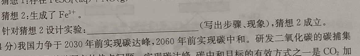 【热荐】2024年安徽省中考学业水平检测·试卷(A)化学
