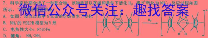 q贵州省高二黔西南州2023~2024学年度第二学期期末教学质量监测(242946D)化学