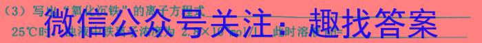 32023-2024学年河南省三甲名校原创押题试卷（三）化学试题