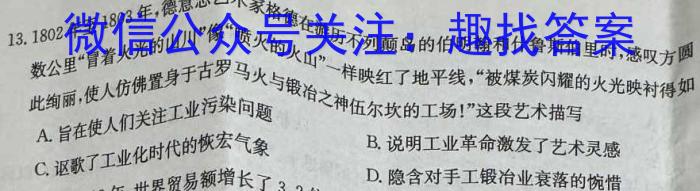 河南省顶级名校联盟2024届高三4月第三次模拟考试历史试卷