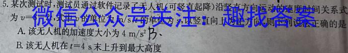 天一大联考 2024届安徽省普通高中高三春季阶段性检测物理试卷答案