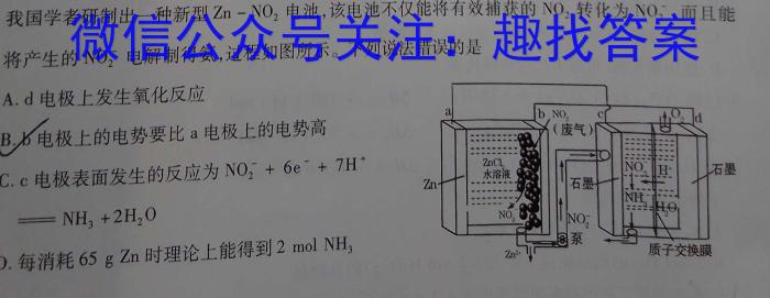 3陕西省2024届九年级仿真模拟示范卷（三）化学试题