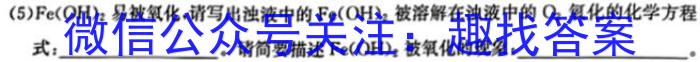 河北省沧衡名校联盟高三模拟考试(2024.4)化学