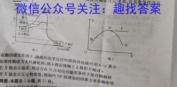 天一文化海南省2023-2024学年高三学业水平诊断(五)5生物