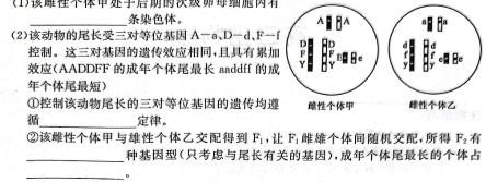 [石家庄二检]石家庄市2024年普通高中学校毕业年级教学质量检测(二)2生物学部分