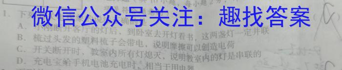 陕西省商洛市2024届高三第五次模拟检测(24-441C)物理试卷答案