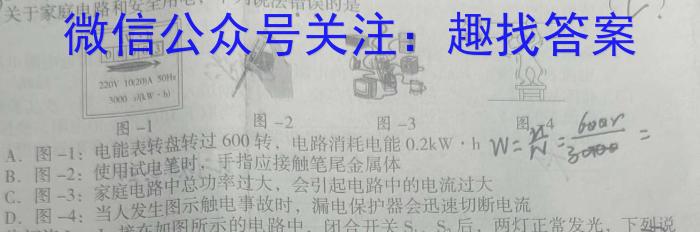 2024年普通高等学校招生全国统一考试名校联盟模拟押题卷(T8联盟)(二)h物理