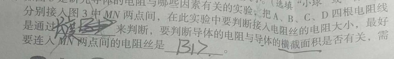 [今日更新]2024届辽宁省实验中学高三考前模拟训练.物理试卷答案