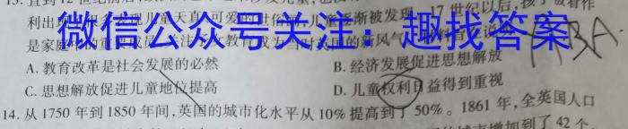 安徽省2024-2025学年度秋学期九年级第三次限时训练&政治