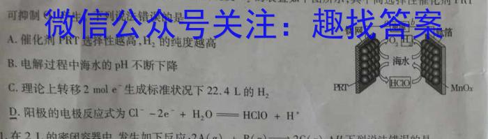 【精品】2024普通高等学校招生全国统一考试·冲刺押题卷(六)6化学