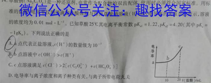【精品】2024届湖南省普通高中学业水平合格性考试测试模拟卷(三)3化学