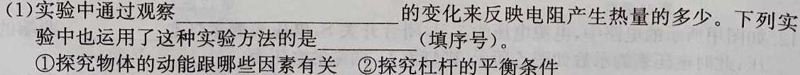 [今日更新]名校计划 2024年河北省中考适应性模拟检测(夺冠二).物理试卷答案