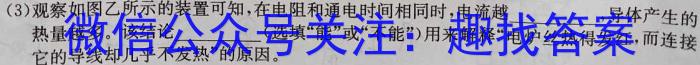 中考必杀技 2024年山西省初中学业水平考试物理试题答案