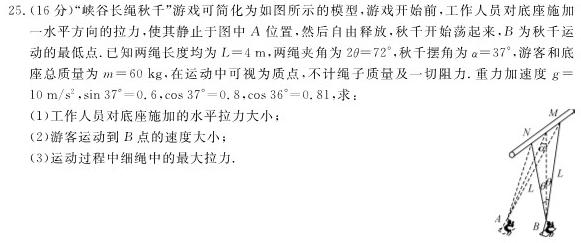 [今日更新]［潍坊一模］2024届潍坊市高考模拟考试.物理试卷答案