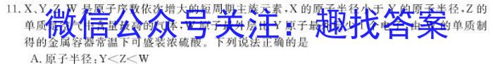 q云南省云南师范大学附属中学2024-2025学年高三上学期9月(白白白黑白黑黑)化学