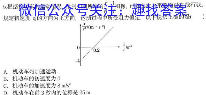 2024年河北省初中毕业升学摸底考试(CZ107c)物理