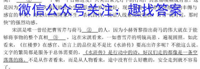 2024普通高等学校招生全国统一考试·冲刺押题卷(三)3/语文