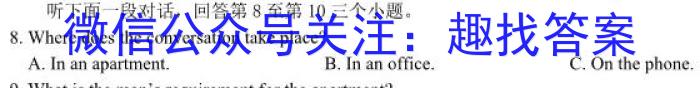 2024届安徽省九年级教学质量第二次抽测英语