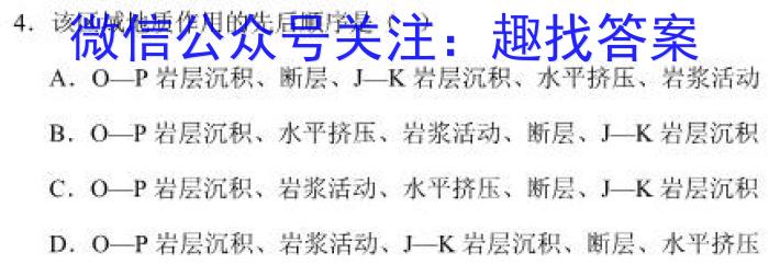 衡水金卷 广东省2025届高三年级摸底联考(8月)地理试卷答案