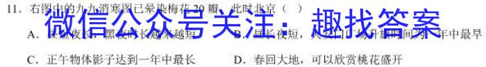 智ZH 河南省2024年中招押题冲刺卷(一)1地理试卷答案