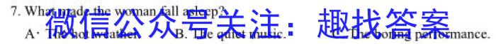 2024年安徽省九年级质量调研检测(二)2英语试卷答案